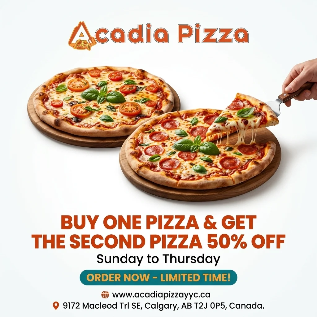 Special Offer at Atomic Pizza & Donair Stony Plain